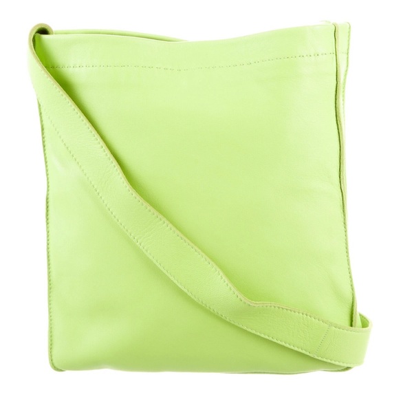 Authentic HERMES Milo Lambskin Clou De Selle Pouch in Hot Green! - Picture 4 of 6